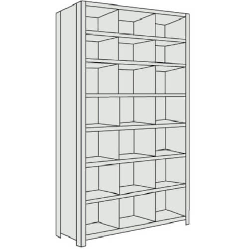 Light-Duty Shelving c/w Shelf Divider(Height:2100mm)