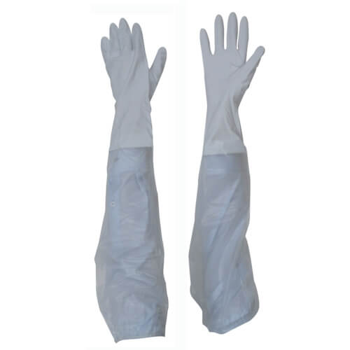 ถุงมือพร้อมปลอกแขน ถุงมือบางพร้อมปลอกแขน Vinister L