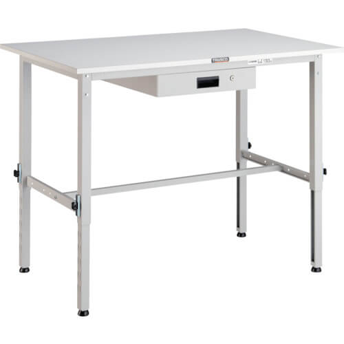 โต๊ะทำงานปรับความสูงได้แบบ AEM 900×600 บาง 1 ลิ้นชัก สี W