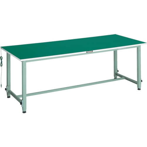 โต๊ะทำงานปรับระดับความตึงเสื่อป้องกันไฟฟ้าสถิตย์ ชนิด AEM 1800×900 W สี