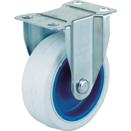 Plate Type Caster Air Caster  (nylon wheel rubber tire)
