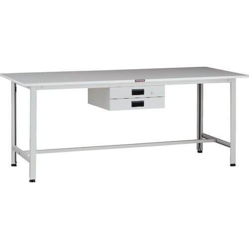 โต๊ะทำงานน้ำหนักเบาแบบ AOR 1800 x 600 บาง 2 ลิ้นชัก