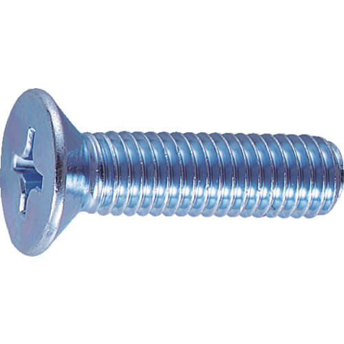 Countersunk Head Machine Screw  (steel/full thread type)