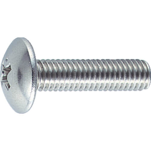 Truss Head Machine Screw  (stainless steel/full thread type)