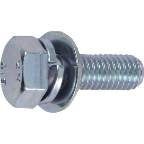 Hexagon Head Screw with Captive Washer (steel)