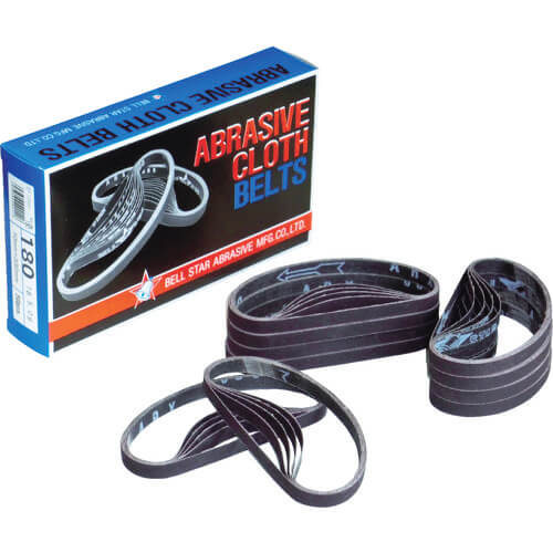 Abrasive Resin Cloth Belts (50 Set)