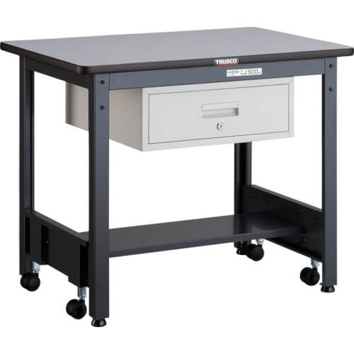 Workbench with Free Casters c/w 1 Drawer