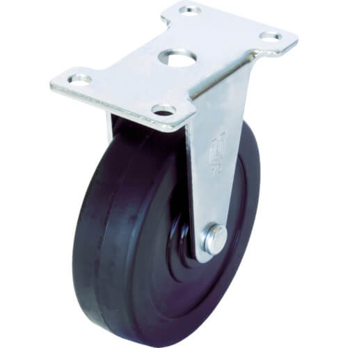 Plate Type Caster E Series (rubber wheel)