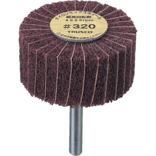 Nylon Mix Wheel (shaft diameter 6mm)  Outer Diameter 80mm