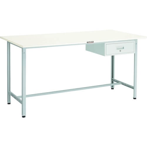โต๊ะทำงานแนวตั้งชนิด HRAE 1800x750xH900 1 ลิ้นชัก สี W