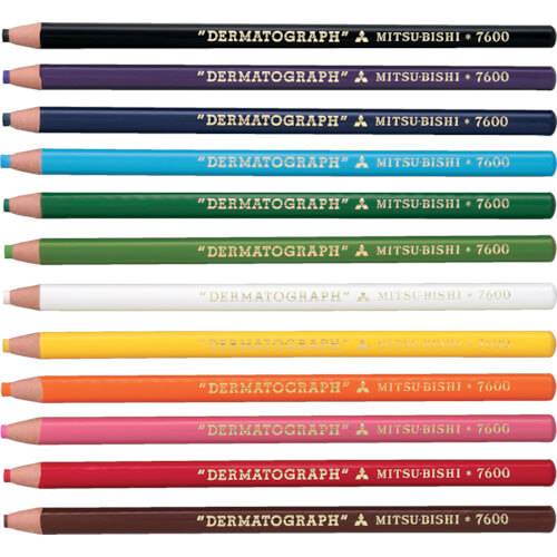 dermatograph สูตรออยล์เบส สีเขียว (12 ชิ้น)