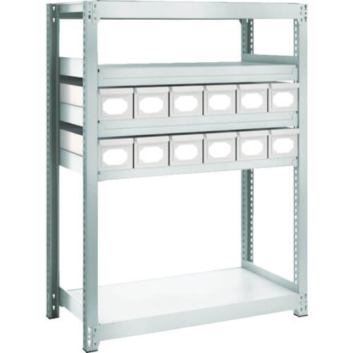 M2 type Medium/Light-Duty Shelving c/w Steel Drawer