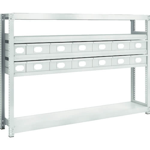 M2 type Medium/Light-Duty Shelving c/w Steel Drawer