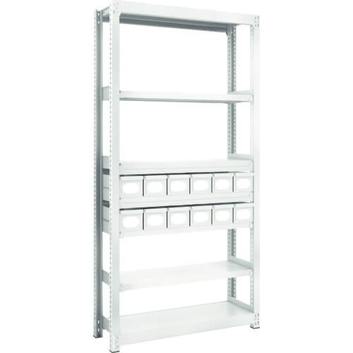 M2 type Medium/Light-Duty Shelving c/w Steel Drawer