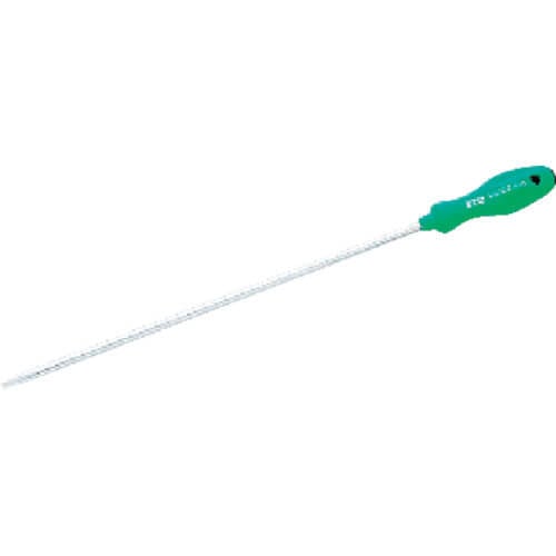 Plastic Grip Screwdriver with Long Round Shaft