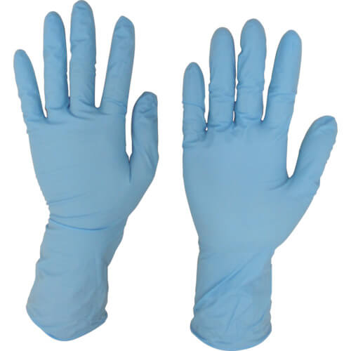 Singer Nitrile Dispo Gloves Blue Long Powder-Free