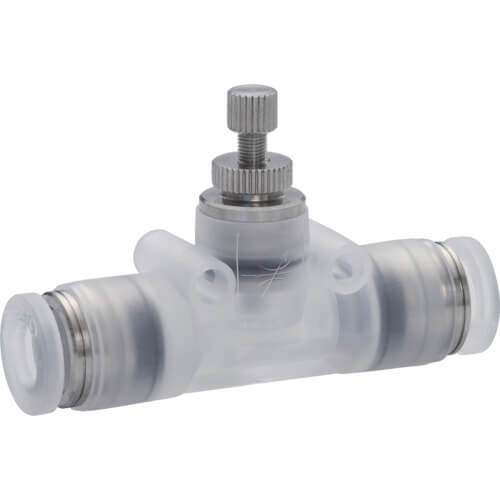Throttle Valve PP Compact Union Straight
