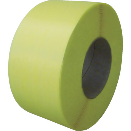 PP band สำหรับเครื่องแพ็ค J-S1 แบบ 1 ม้วน บรรจุ 15.5 x 2500ม. สีเหลือง
