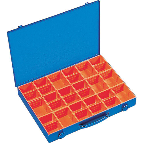 STEEL PARTS BOX 430 x 303 x 54 Orange Tray x 18