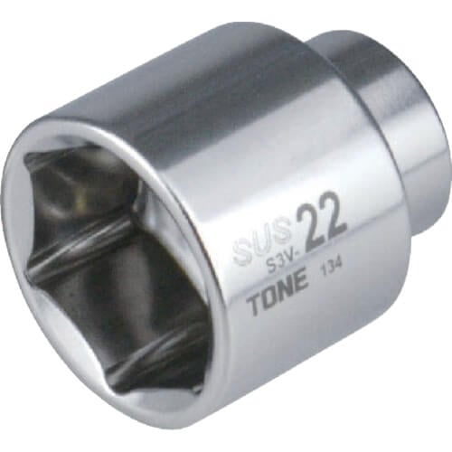 SUS Socket (hexagonal type)  Input Drive 9.5mm