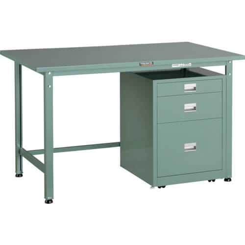 Light-Duty Workbench c/w 3 Cabinets
