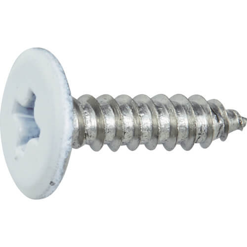 Colored Low Head Tapping Screw White