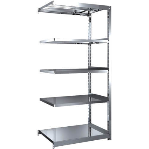 Medium/Light-Duty Stainless Steel Shelving