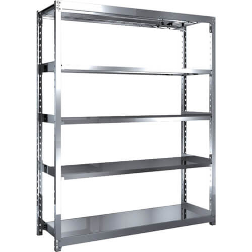 Medium/Light-Duty Stainless Steel Shelving