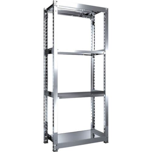 Medium-Duty Stainless Steel Shelving(Weight Capacity 300kg per Shelf)