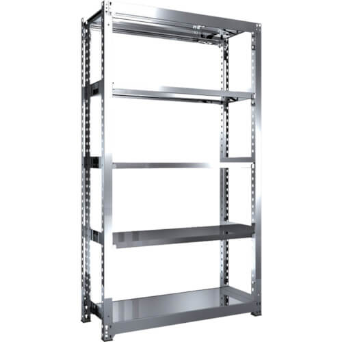 Medium-Duty Stainless Steel Shelving(Weight Capacity 300kg per Shelf)