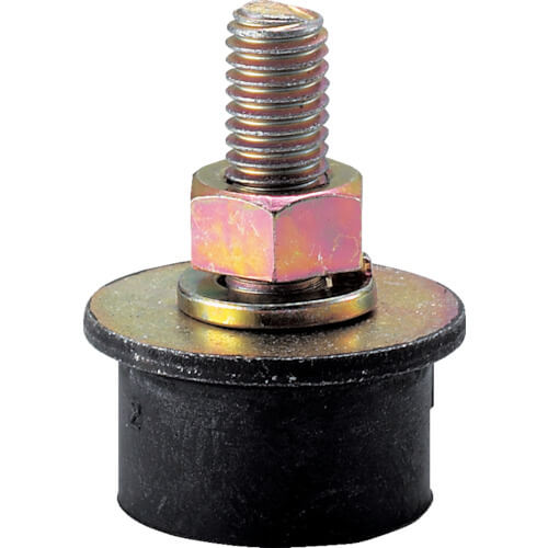 Round Type Vibration Absorbing Rubber Single Bolt Type