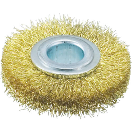 Wheel Brush Brass Wire
