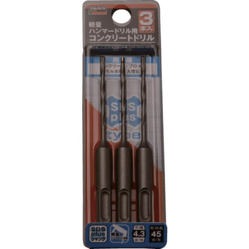 Concrete Drill for Light Hammer Drill Same Size Set