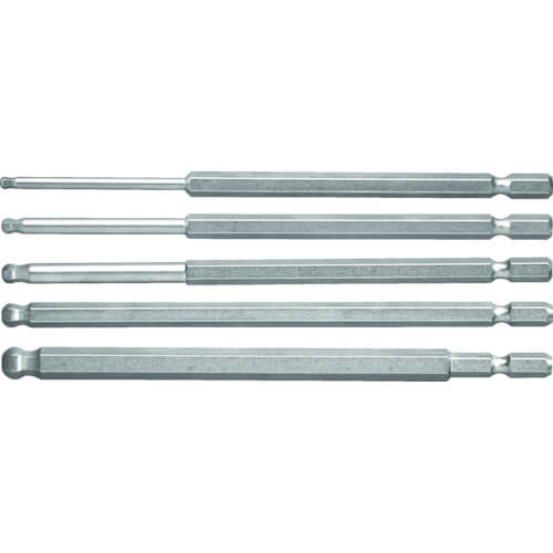 Lock Ball Point Hexagon Bit (with magnet)  Set (with a vinyl case)
