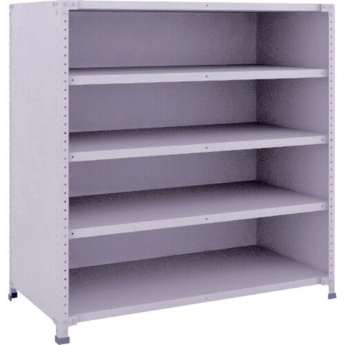 ชั้นวางของน้ำหนักเบา 150 แบบพร้อมกระดานด้านหลัง 1200 x 600 x H1200 5 ขั้น