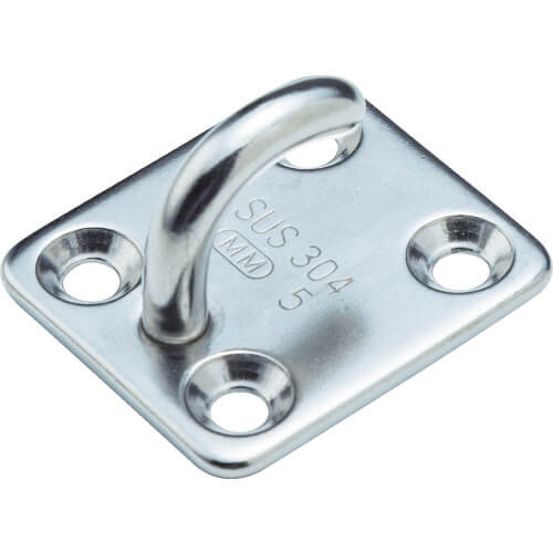 Open eye plate