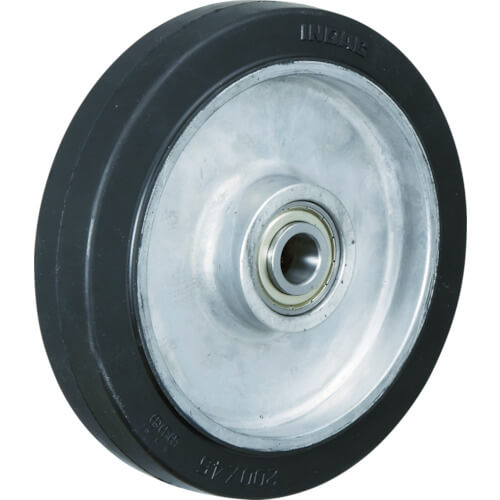 Plate Type Caster  (aluminum wheel rubber tire)