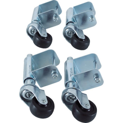 3 ขั้น 4 สเต็ป ลูกล้อสปริงอลูมิเนียม สำหรับงาน 4 ชิ้น 1 ชุด