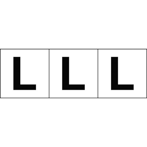 Alphabet Sticker (english characters/white)