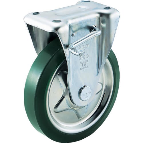 Plate Type Caster  (pressed urethane wheel)