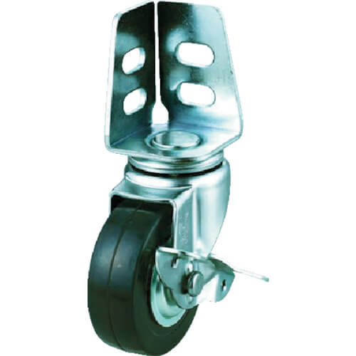 Angle Caster (rubber wheel)