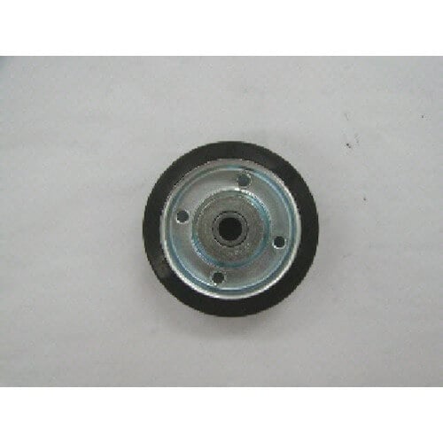 Plate Type Caster J Series  (pressed rubber wheel)