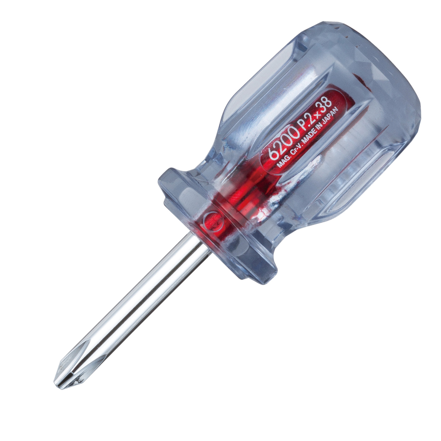 6200 CRYSTALINE ไขควงสั้น แบรนด์ VESSEL